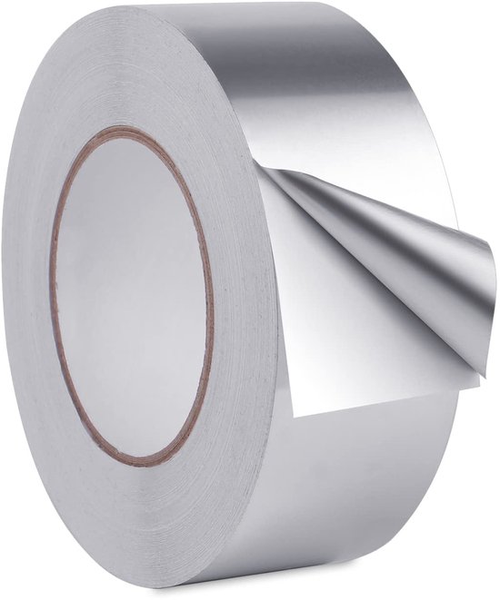Aluminiumklebeband Dichtungsband Aluminiumfolie Isolierband Hitzebeständig Wasserdicht Hochtemperaturbeständig Für Küche, Bad, Elektriker, Metall