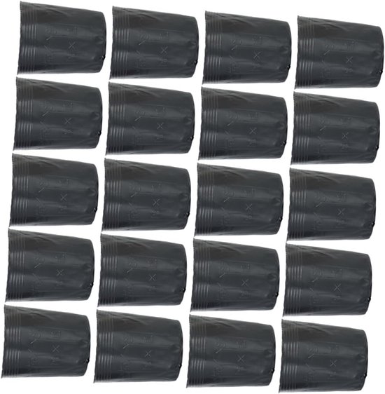 500 Stück, 9×9 (7 Cm Breit, 7 Cm Hoch) Biologisch Abbaubare Kunststoff Pflanztöpfe Mit Belüftungslöchern, Leicht Und Wiederverwendbar, Für Die Au