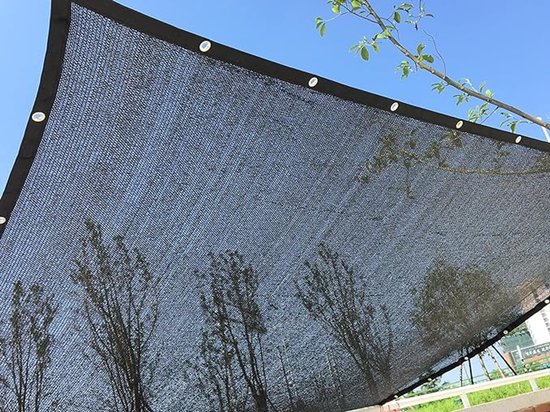 Schattiernetz 2 X 2 M Hdpe, 90 95 % Uv Schutz Sonnenschutz Für Garten, Terrasse, Balkon Und Pool