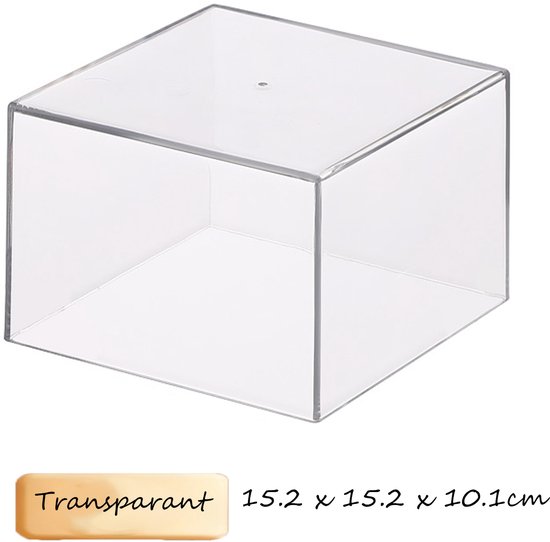 Buffet Etagen 15,2 X 15,2 X 10,1 Cm Acryl 2 In 1 Präsentationsständer Für Speisen Aufbewahrungsbox Speisenständer Für Hochzeitsfeiern Speisenpräs