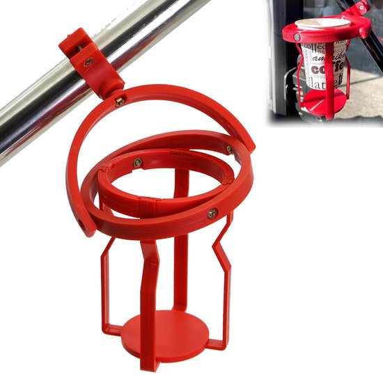 Gyro Becherhalter 3d Gedruckter, Verstellbarer Gyro Becherhalter 360° Drehbar, Auslaufsicher Verstellbarer, Einhängbarer Becherhalter Für Traktor