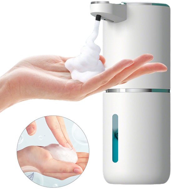 Automatischer Seifenspender Schaumseifenspender 380 Ml Einstellbare Geschwindigkeiten Kein Bohren Erforderlich Wasserdicht Usb Aufladbar Für Küch