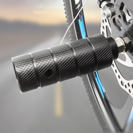Bmx Stunt Pegs Für Fahrräder, Für Vorder Und Hinterachse, Für Mountainbikes Und Rennräder, 2er Set, Schwarz, Robust Und Leicht