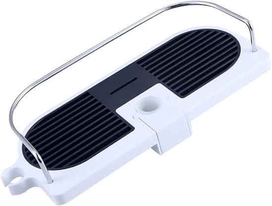 Duschablage Regal Badezimmerregal Höhenverstellbar Weiß Multifunktionaler Stauraum Kein Bohren Erforderlich Duschablage Organizer Badezimmerregal