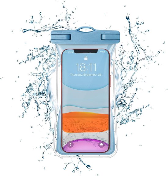 Wasserdichte Handyhülle ×2 Hochtransparente, Wasserdichte Handyhülle Mit Großem Luftkissen, Wasserdichte Hülle Mit Trageband Für Unterwasseraktiv