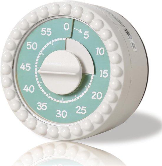 Mechanischer Küchentimer Mit 60 Minuten Laufzeit Und Lautem Alarm Zum Kochen, Backen Und Für Eier Magnetische Rückseite, Ansprechendes Gelbes Des