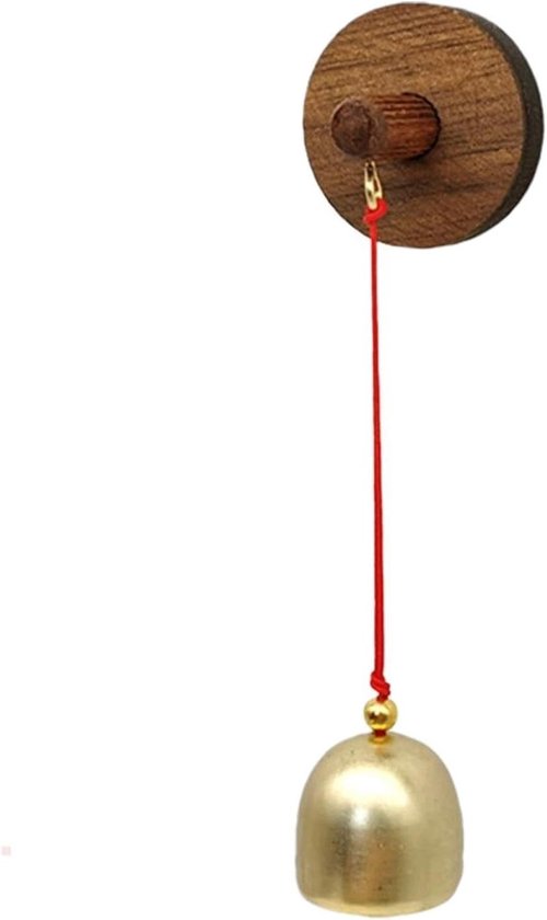 Türklingel Aus Holz Windspiel Für Laden Und Eingangsbereich Naturmaterial 2,8 Cm Durchmesser Goldlegierung