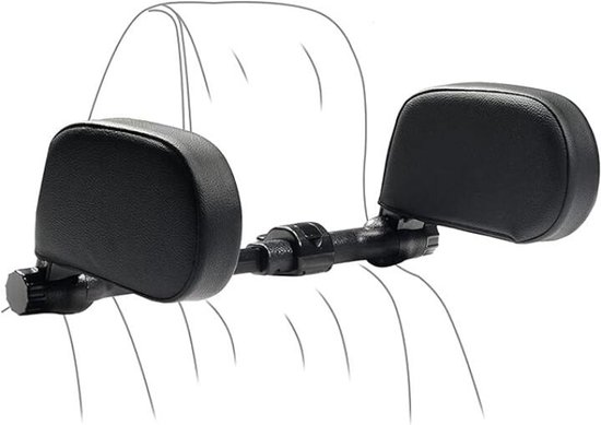 Kopfstütze Fürs Auto Verstellbares Kissen Nackenstütze Nackenkissen Fürs Auto Ergonomisches Kissen Faltbare Nackenstütze Mit Weichem Memory Schau