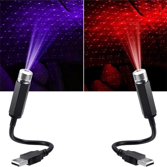 Led Dekorations Autolichtprojektor Usb Sternenhimmelbeleuchtung Für Eine Stimmungsvolle Atmosphäre Im Auto
