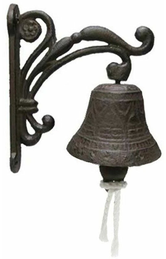 Für Haustürklingel, Verzierte Türklingel, Antike Wandklingel Aus Gusseisen Im Landhausstil, Blumentürklingel