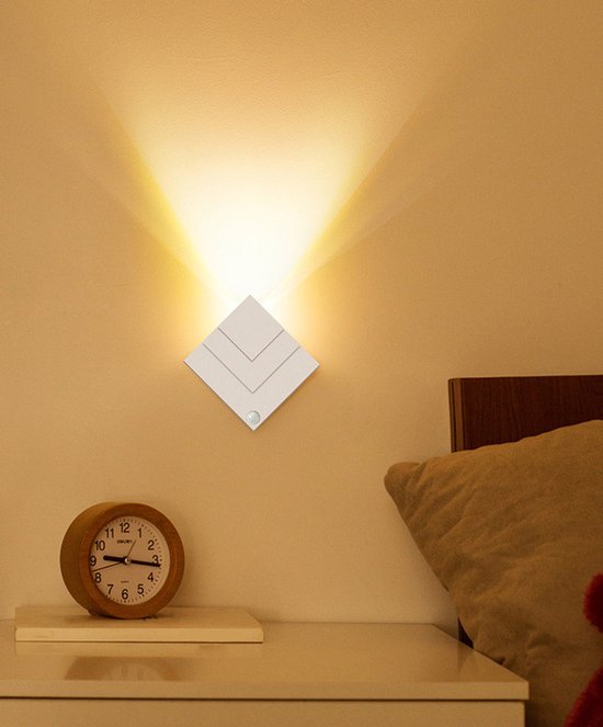 800 Mah Bewegungsmelder Wandleuchte Wiederaufladbare Led Wandleuchte Mit Magnetischem Klebestreifen, Für Flur, Treppenhaus, Kleiderschrank Schwar