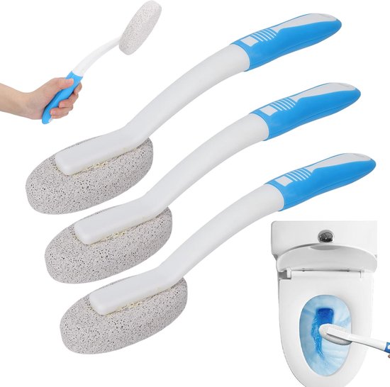 Bimsstein Toilettenbürste 3 Teilig 30 Cm Bimsstein Für Harte Wände Bimsstein Reinigungsstein Toilettenbürste Entfernt Urin Und Kalk Für Toiletten
