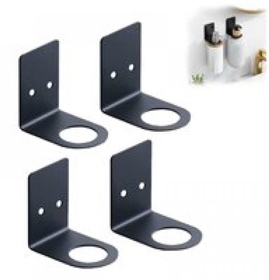 4 Teiliger Wandseifenspender Wandseifenspender Handpumpenhalter Wandhalterung Für Shampooflaschen Küchen Und Badezimmer Organizer Wandhalterung S