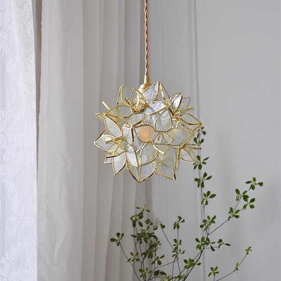 Blumenförmige Pendelleuchte Aus Klarglas 20 Cm Modernes Mini Design Produkt Von Belle's