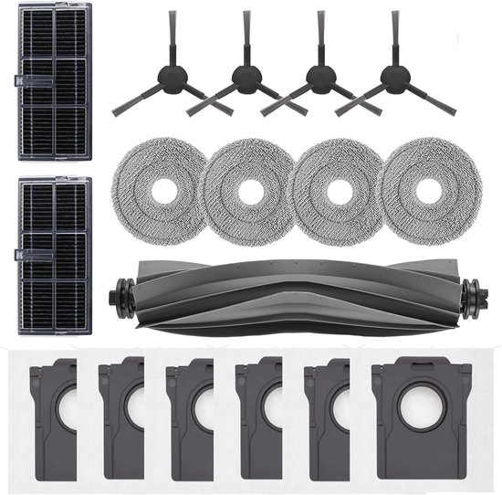 17 Teiliges Zubehörset Für Dreame L10s Pro Ultra Heat/l10s Ultra/mova E30 Ultra/x30 Ultra Saugroboter Staubsaugerteile 1 Hauptbürste, 2 Hepa Filt