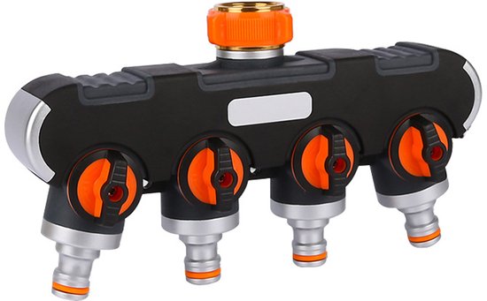 4 Wege Verteiler Y Wasserverteiler Mit Wasserhahnadapter Einstellbarer Wasserdurchfluss Gartenbewässerung Waschen