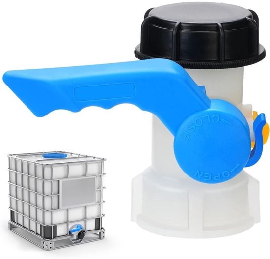 1000 Liter Kunststofftankklappe Ibc Adapter 60 Mm S60x6 Universaladapter Für 1000 Liter Tank