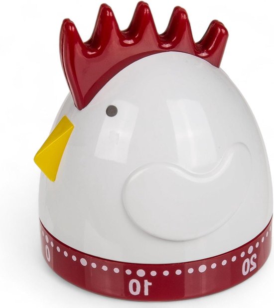 60 Minuten Küchenwecker In Eiform Eierwecker Aus Kunststoff Mit Countdown Timer Praktischer Küchenwecker Huhn