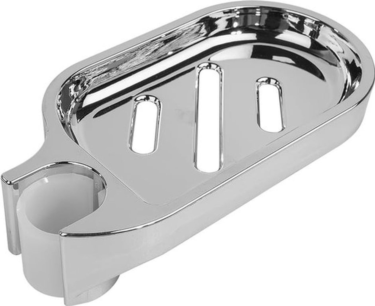 Seifenhalter Für Duschstangen, Zum Anklemmen, Seifenschale Aus Abs-kunststoff, Verstellbares Badezimmer-gadget Für 22-mm-rohre/stiele