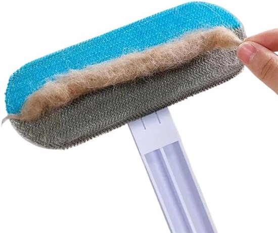 4 In 1 Tierhaarentferner Teppichhaarentferner Mit Kamm Wiederverwendbarer Langer Griff Für Möbel, Sofa, Teppich Und Bettwäsche