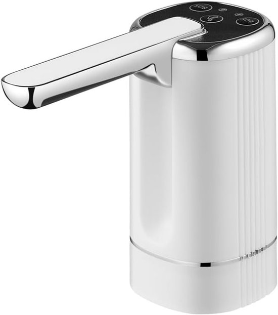 Faltbare Elektrische Wasserflaschenpumpe Automatischer Wasserspender Für 1 Bis 5 Gallonen Weiß Für Zuhause, Büro, Camping Und Reisen