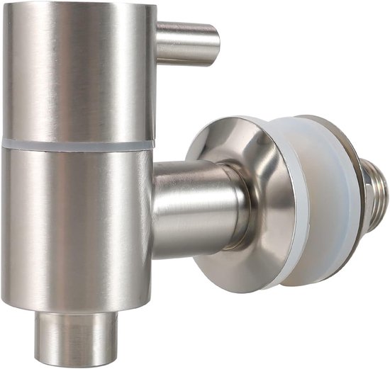 Ersatzhahn Für Getränkespender, Edelstahlauslauf Mit Hebel, Für Glasflaschen, Eimer Und Keramikbehälter, 16 Mm