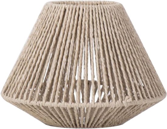 Handgewebter Lampenschirm, Lampenschirm Aus Künstlichem Rattan, Umweltfreundlicher Lampenschirm Aus Papierseil, Dekorativer Lampenschirm Für Das