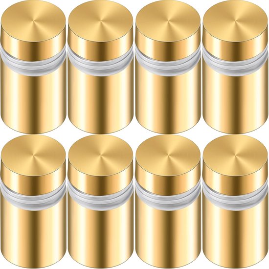 Sets Edelstahl Abstandshalter Für Werbeschilder, Metall Befestigungsmaterial Zum Aufhängen Von Acryl Fotorahmen 16 X 50 Mm