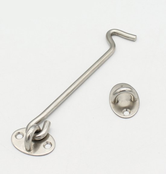 1 Stück 15 Cm Schiebetürschloss Mit Öse Und Schrauben, Verbesserter, Robuster Edelstahl Torriegel