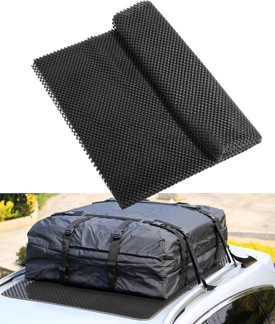 Rutschfeste Dachmatte Dachgepäckträgermatte 120 X 90 Cm Antirutschmatte Autozubehör Dachgepäckschutz Verhindert Kratzer Am Dach Durch Den Dachgep