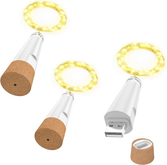 Wiederaufladbare Led Flaschenlichter Zur Dekoration
