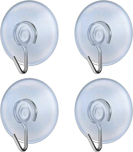 Transparente Pvc Saughaken 30 Mm 4er Set