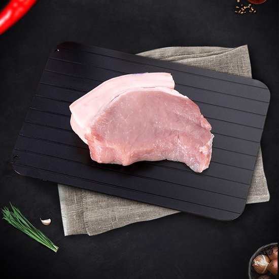 29,5 X 20,8 Cm Schnellauftaubrett Für Die Küche Schnellauftaubrett Für Steaks Und Meeresfrüchte Schneidebrett Aus Aluminium Effizient Und Praktis