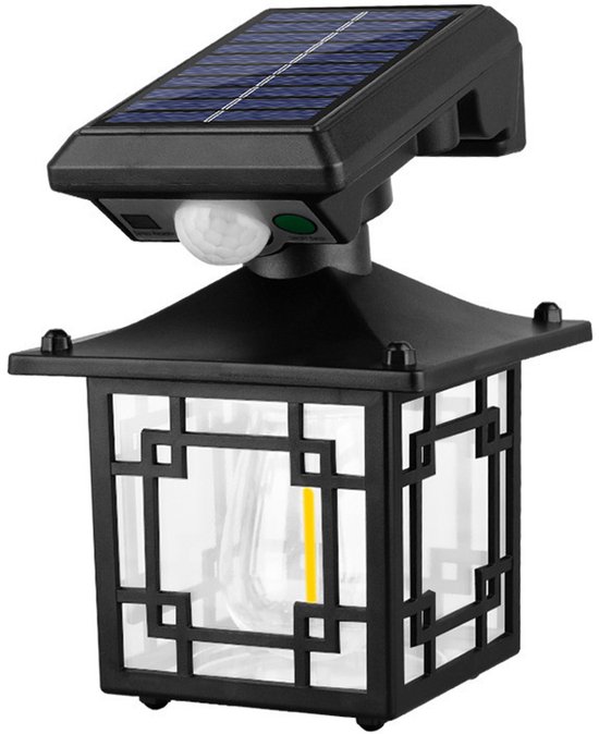 Wasserdichte Solar Wandlaterne Für Den Außenbereich, 200 Lm, Superhelle Außenlampe Mit Bewegungssensor