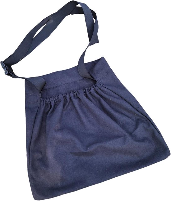 Pilzsammeltasche Faltbare Einkaufstasche Obstsammeltasche Aufbewahrungstasche Für Gemüse Und Obst Verstellbar Schwarz Canvas 40 X 45 Cm Für Campi