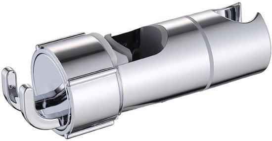 Halterung – Duschkopfhalterung, Universell Für Rundstangen Mit 18–25 Mm Durchmesser – Abnehmbar – Verstellbar – Verchromte Duschkopfhalterung
