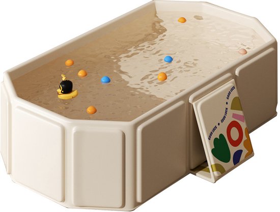 Faltbare Babybadewanne Zusammenklappbare Badewanne Faltbare Badewanne Mit Abflussstopfen 75 X 45 X 25 Cm Tragbare Kinderbadewanne Leicht Zu Verst