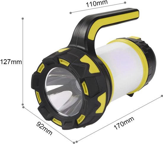 Led Campinglampe 1000 Lumen Wiederaufladbare Taschenlampe/laterne 4 Lichtmodi Powerbank Ip64 Wasserdicht