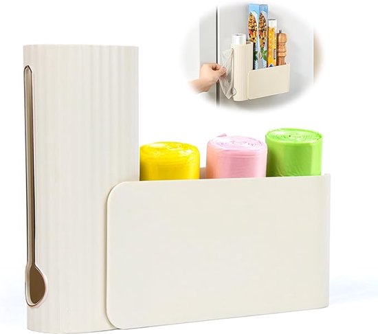 Müllbeutel Aufbewahrungsbox Faltbar Selbstklebend Aufbewahrungsboxen Platzsparender Halter Küchenschrank Organizer Wand Müllbeutel Organizer Kein