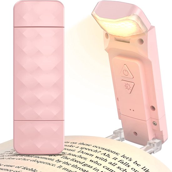 Leselampe Buchleuchte Leselampe Für Bücher 5 Lichtmodi Wiederaufladbare Lampe (usb C) Leselampe Fürs Bett Mit Klemme