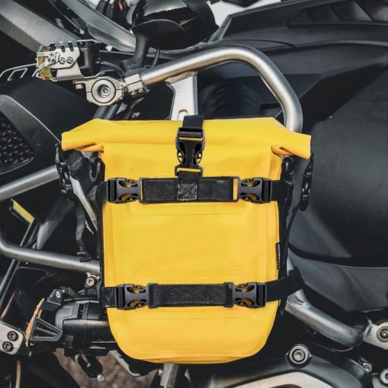 Dailygoods Motorradtasche 8 Liter Wasserdicht Schultertasche/satteltasche Motorrad Seitentasche Rahmentasche Kompakt 37 X 19 X 10 Cm