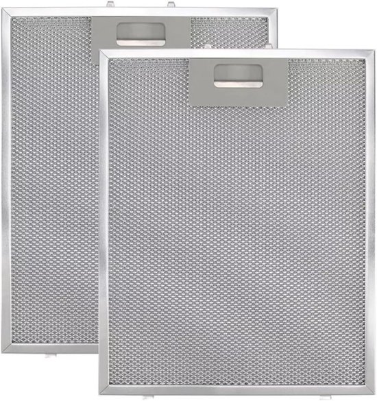 2 Stück Fettfilter Aluminium Fettfilter Dunstabzugshaubenfilter Fettfilter Dunstabzugshaube Küchenabzugshaube Großes Ölauffangvolumen Hitzebestän