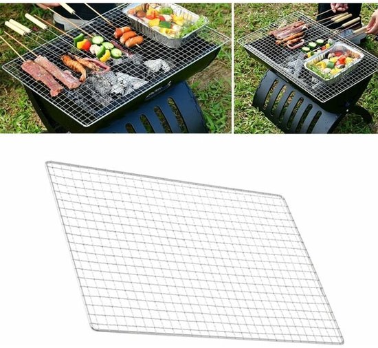 Grillrost Grillrost Aus Edelstahl Grillzubehör Für Den Außenbereich 45 X 30 Cm
