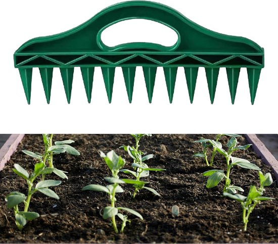 Sämaschine, Blumenzwiebelpflanzer, Pflanzstab, Gartengerät, Saatgutverteilungshilfe, Aussaatwerkzeug Für Beete, Hochbeete Und Töpfe Fester Abstan