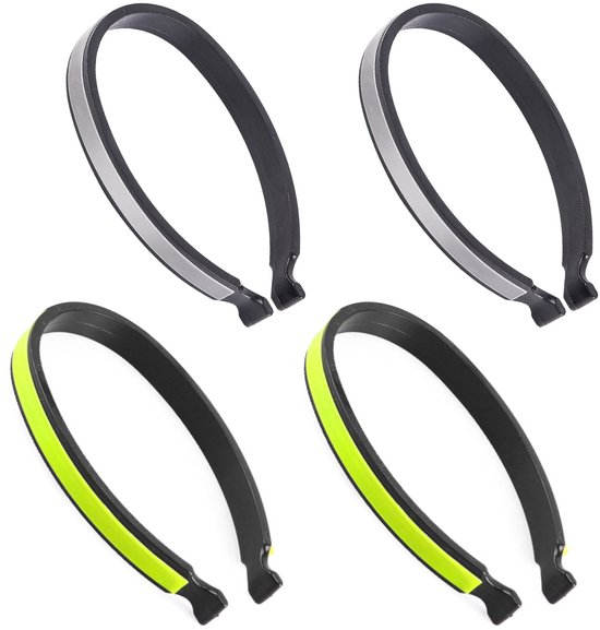 Hosenclips 2 Paar Reflektierende Fahrradhosenclips Hosenclips Zum Radfahren Schützt Vor Wind, Staub Und Insekten Zum Radfahren Im Dunkeln Und Für