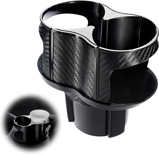 2 In 1 Multifunktionaler Auto Getränkehalter Universeller Adapter Zur Erweiterung Von Auto Getränkehaltern Mit Verstellbarer Basis 360° Drehbare