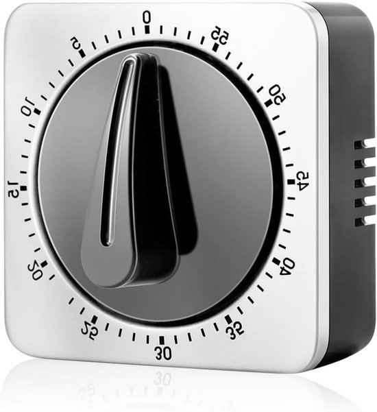 Magnetischer Küchentimer Aus Edelstahl Mechanischer Timer Bis Zu 60 Minuten Zum Kochen Und Backen