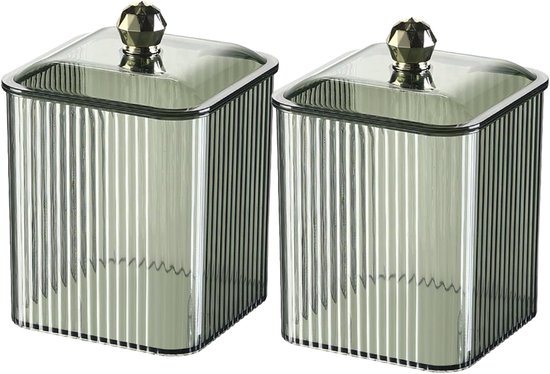 Transparenter Wattestäbchenhalter Für Badezimmer Und Schlafzimmer Wasserdichter Aufbewahrungsbehälter
