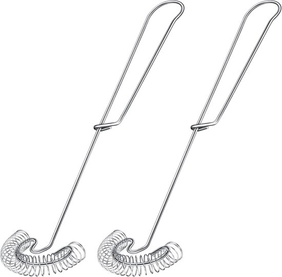 2 Teiliger Spiral Schneebesen Aus Edelstahl. Hochwertiger Saucen Schneebesen. Kleiner Spiral Schneebesen, Für Mixer Und Küchengeräte. Spülmaschin