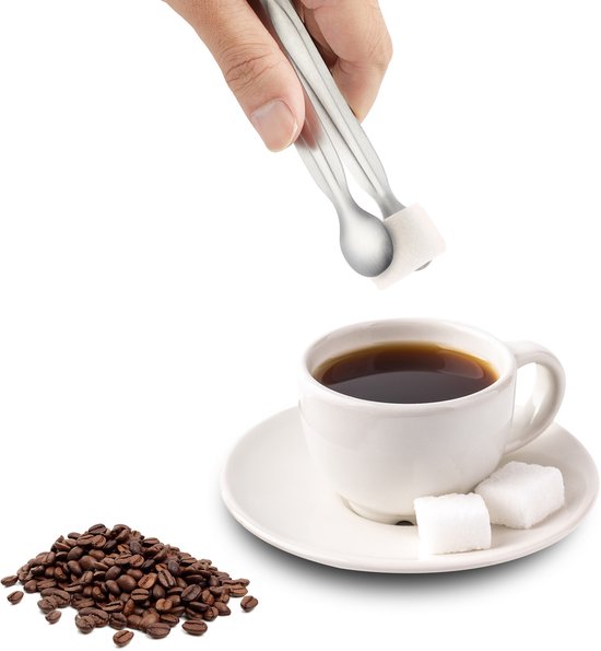 Mini Servierzange, 4er Pack Zuckerzange Aus Edelstahl, 11 Cm Eiszange, Küchen Appetizerzange Für Kaffeebar, Teeparty, Dessertparty, Zucker Und Ei